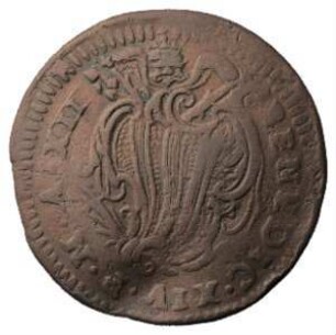 Fundmünze, 1 Baiocco, 1752 - 1753