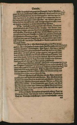 [Mittelteil von: Ein klein unterricht/ was man in den Evangelien suchen und gewarten solle.]