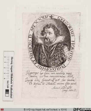 Bildnis Gregor Horst(ius)