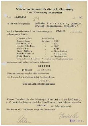 Fetscher, Wilhelm