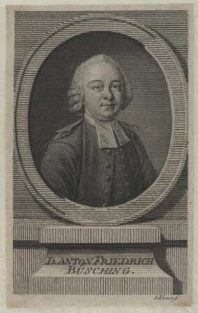 Bildnis des Anton Friedrich Büsching