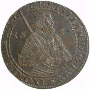 Münze, 1/2 Taler, 1587