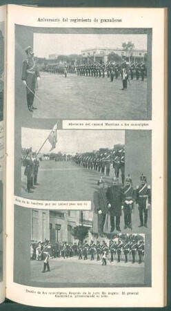 Aniversario del regimiento de granaderos - [Ilustración]