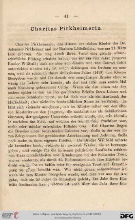 Charitas Pirkheimerin