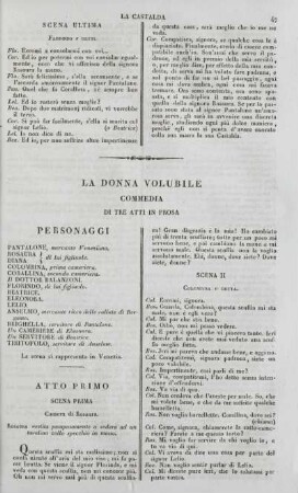 La Donna Volubile