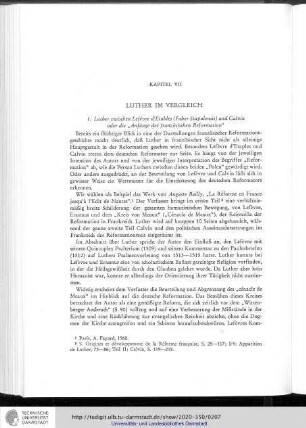 VII. Luther im Vergleich