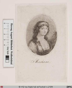 Bildnis Marianne (eig. Maria Anna Catharina Therese) von Willemer, geb. Pirngruber (gen. Jung)