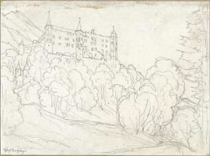 Hoffstadt, Friedrich; Kassette 1: Burgen (1021-1073) - Schloss Tratzberg (Perspektive)