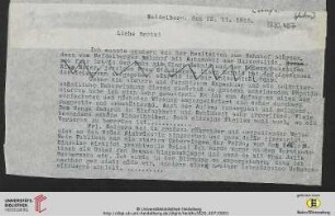 Heid. Hs. 3820,407: Brief von Emil Lask an Berta Lask