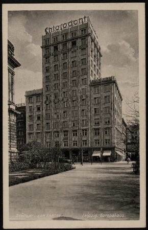 Leipzig. Europahaus
