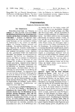 Programmschau : Deutsch-Österreich 1903