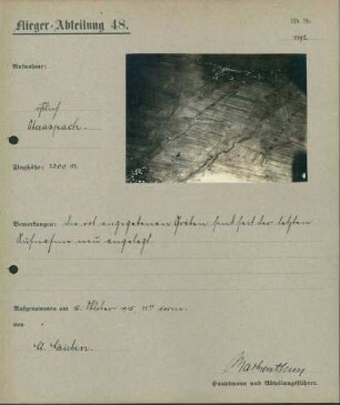 Foto der Gräben östlich von Oberaspach (Luftbild)