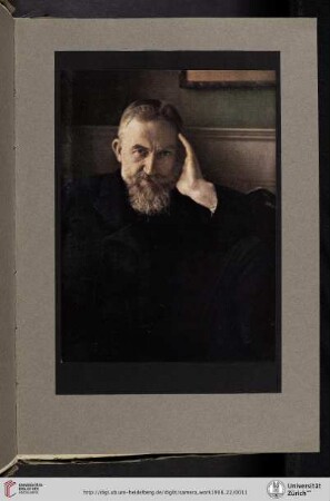 [Eduard J. [Jean] Steichen, I. G. [George] Bernard Shaw, four-color halftone reproduction after original autochrome]