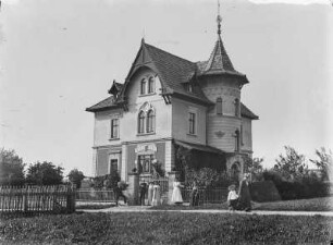 Blick auf ein Haus