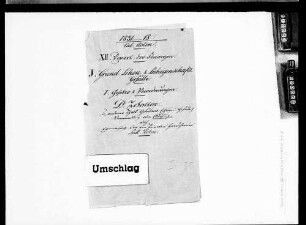 Zehnt und andere Teilgebühren (1831-1850)