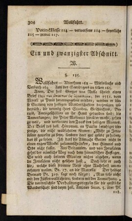 304-313, Ein und zwanzigster Abschnitt; Zwey und zwanzigster Abschnitt