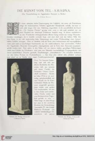 1: Die Kunst von Tel-Amarna