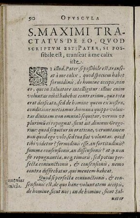 S. Maximi Tractutus De Eo , Quod Scriptum Est ...