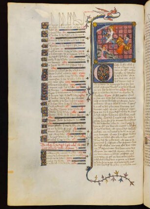 Titelminiatur: Himmelfahrt Elias