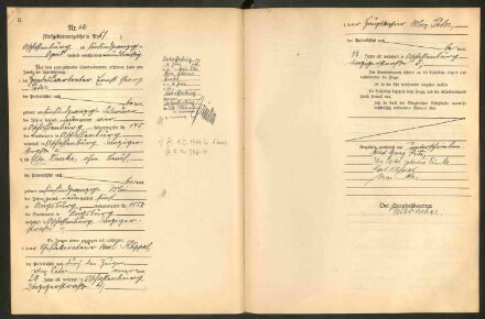 Standesamtsbuch der Stadt Aschaffenburg: Eheschließungen 252/1930 - 130/1931