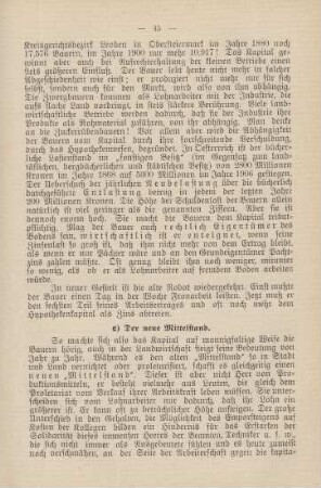 c) Der neue Mittelstand.