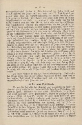 c) Der neue Mittelstand.
