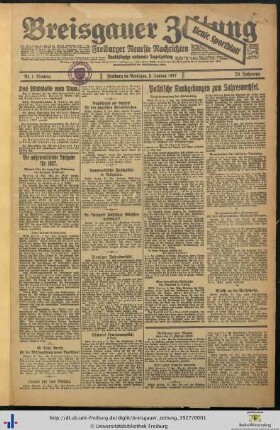 Nr. 1-25 (Januar 1927)