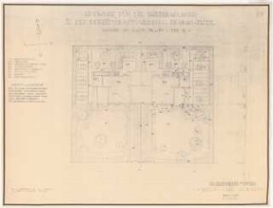 Gartenanlage Brabag-Siedlung, Zeitz: Hausgarten zu Haus 74,75, Typ 2: Grundriss 1:100