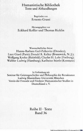 Ethik des Nützlichen : Texte zur Moralphilosophie im italienischen Humanismus