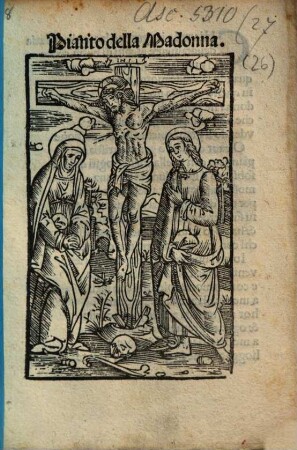 Pianto della Madonna