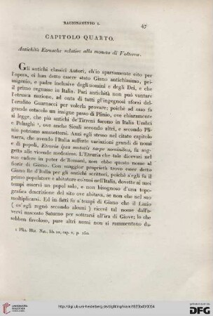 Capitolo quarto