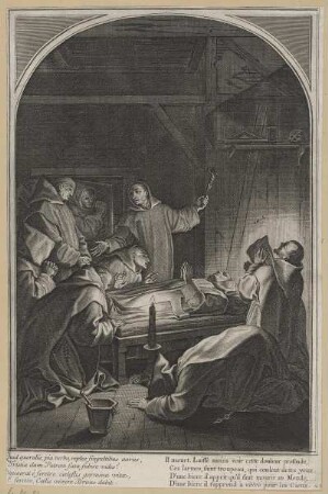 Bildnis des Heiligen Bruno (Tod des Heiligen)