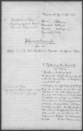 Schura mit Durchhausen: Pfarrbericht 1931