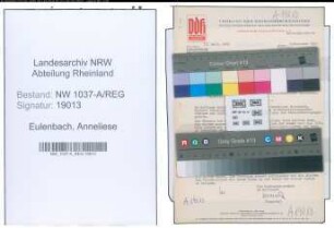 Entnazifizierung Anneliese Eulenbach , geb. 00.00.0000 ()