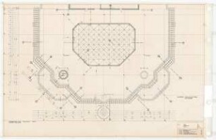 Zentralbibliothek der Landbauwissenschaft, Bonn Neubau: Dachgeschoss, Bauteil I, 1:50