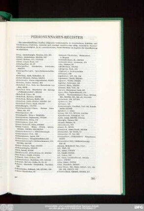 Personennamen-Register