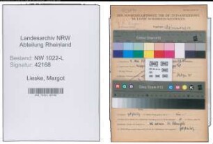 Entnazifizierung Margot Lieske , geb. 07.05.1921 ()