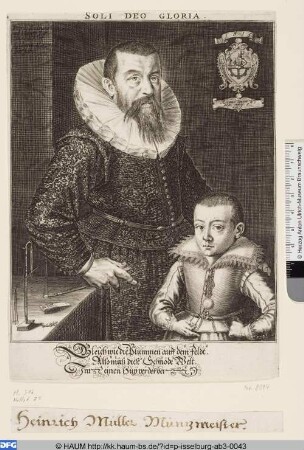 Heinrich Müller mit Sohn