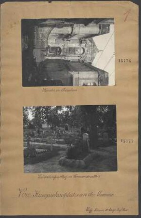 Vom Kriegsschauplatze an der Somme: Soldatenfriedhof in Vermandovillers