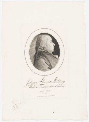Bildnis des Johann Albrecht Mühling