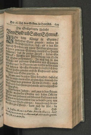 Die Sechzehende Ursache VonGold un'SilberSchmuck.