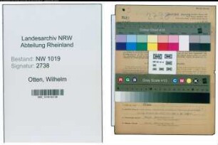Entnazifizierung Wilhelm Otten , geb. 24.10.1903 (Waechter)