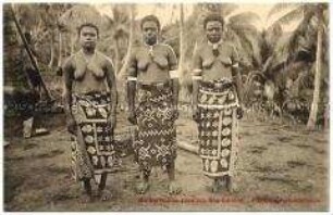 Plantagenarbeiterinnen in Herbertshöhe, Deutsch-Neuguinea