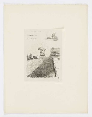 Trocadero 1878 - l’éléfant et le rhinoceros, Blatt 38 der Folge "L’Exposition Universelle 1878"