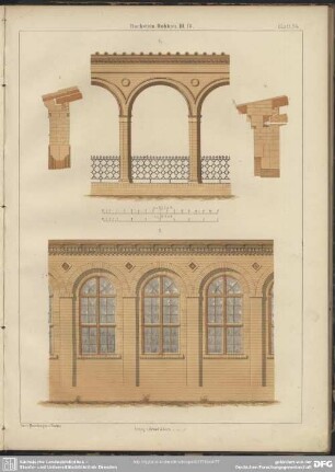Backstein-Rohbau. Bl.18.: Blatt 54