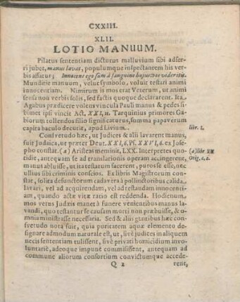 XLII. Lotio Manuum.