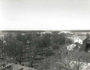 Wermsdorf. Ortsteilansicht. Blick vom Wasserturm nach Südwesten