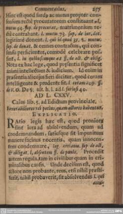 Ad L.CXXV. Caius lib. 5. ad Edictum provinciale