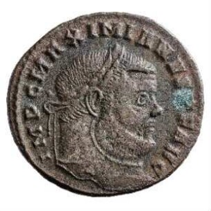 Münze, Follis, 304 - 305 n. Chr.