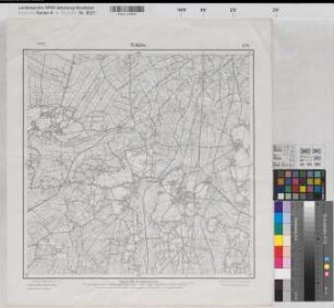 Rahden (Rahden) topographische Karte Meßtischblatt Rahden Nr. 1879 1919 1 : 25 000 44 x 45 Druck Benkhausen